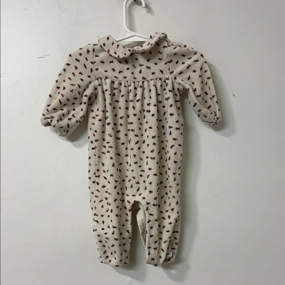 GAP Cream and Red Kids Footie One Piece